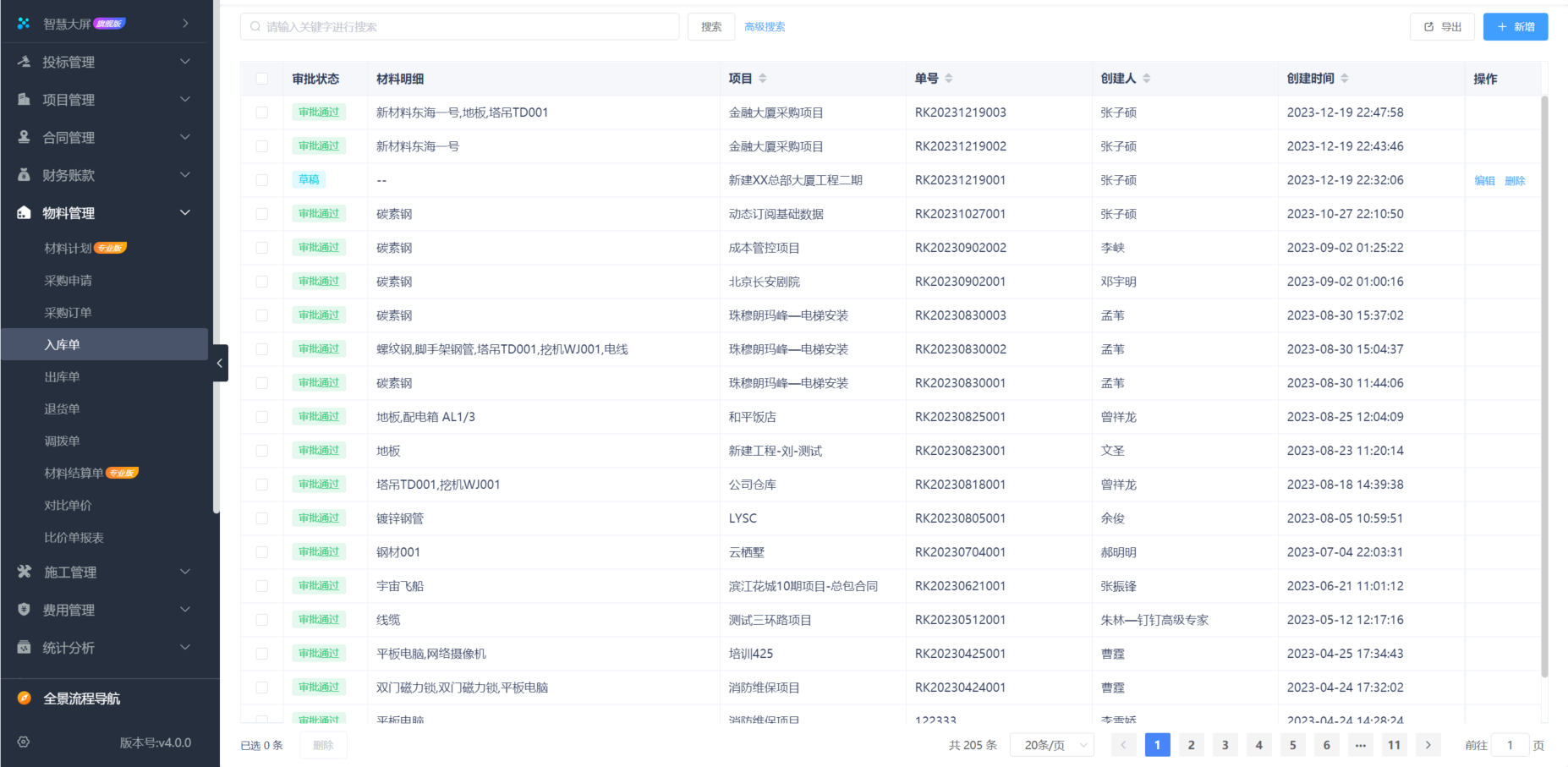 工程項(xiàng)目管理系統(tǒng)
