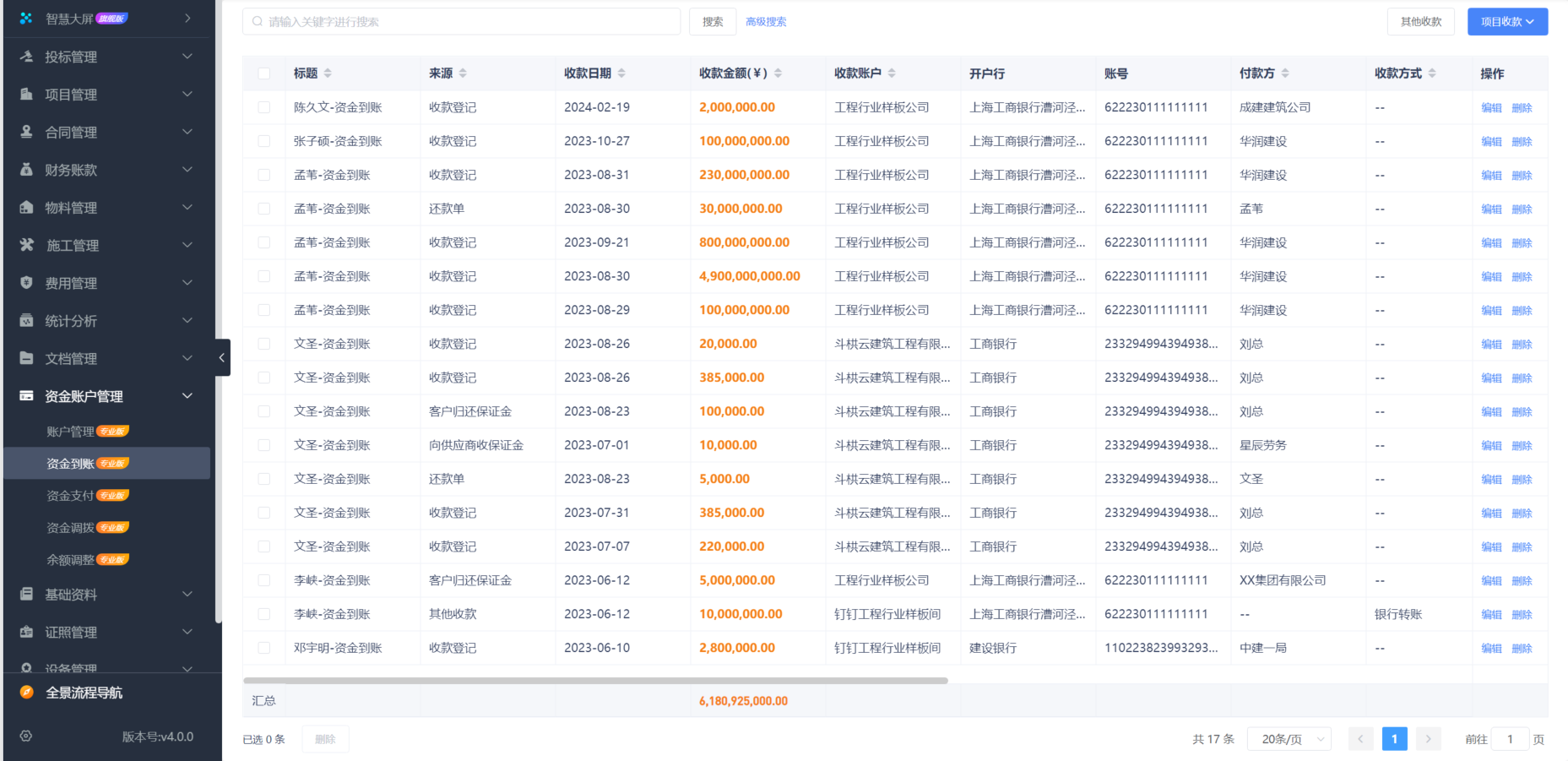 工程項(xiàng)目管理系統(tǒng)