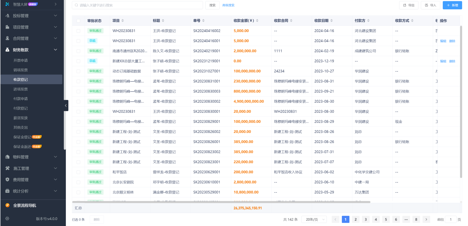建筑工程施工項(xiàng)目管理軟件